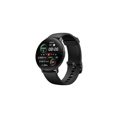 Lite Xpaw004 Smart Watch 1.3-Inch Amoled Display With 2.5D Tempered Glass, Blood Oxygen & Heart Rate Monitoring Multi-language Smart Watch Global Version-Bluetooth, USB -Black
