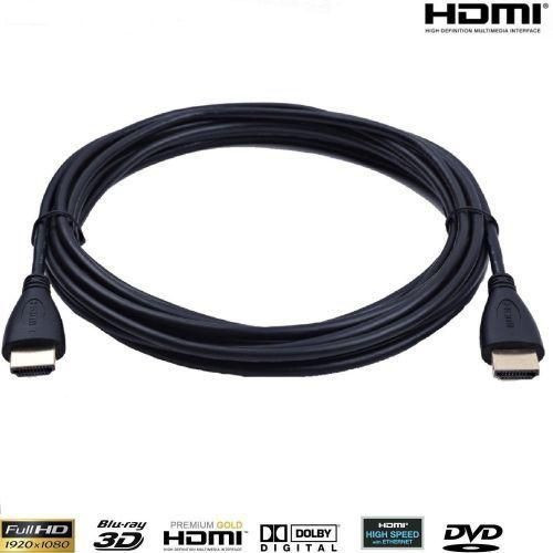 1.5m HD 1080P Male To Male HDMI Cable - Black