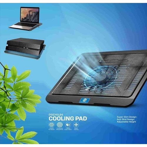 Laptop And Play Station Box Cooling Pad, Quiet Fans With LED Lights