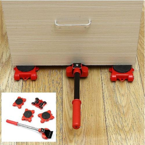 Moving Helpers Rack And Rollers, - Red