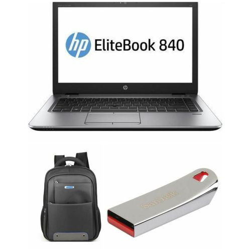 Hp Refurbished Elitebook, 840 G2 16GB RAM And 1000GB HARD DISK With Free Bag & 32GB Flash Drive