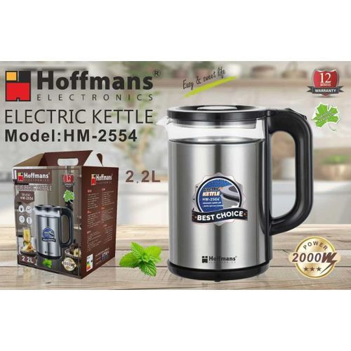 Hoffmans HM-2554 2.2L Electric Kettle - Multicolor