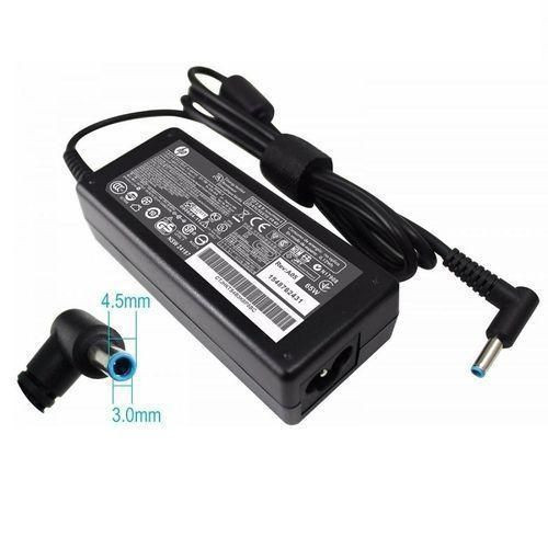 Hp Power Adapter /Small Blue Pin (19V 3.3A ) - Black