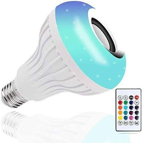 LED Music Light Bulb - White..