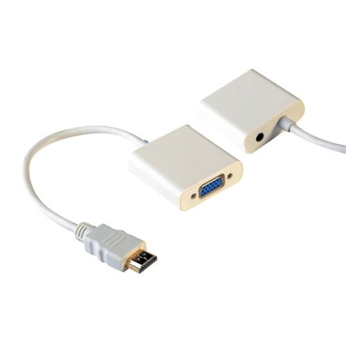 Ultralink HDMI Male To VGA Female Converter - white