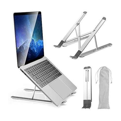 7 Level Adjustable Portable Laptop Stand - Silver..