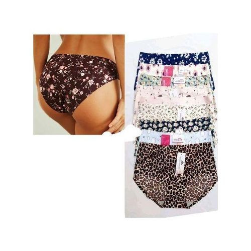 Ladies Quality Seamless Panties - Assorted Colors - 6pcs