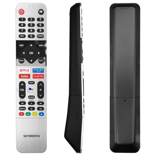 Skyworth Remote Control Replacement For Android Smart TVs -Silver