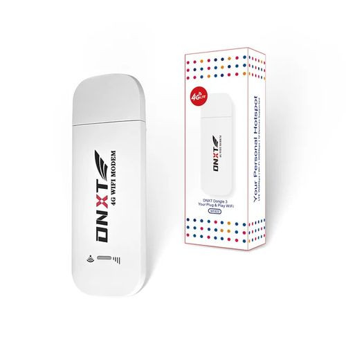 Unlocked WiFi Dongle- modem- Open to All SIM Cards- White