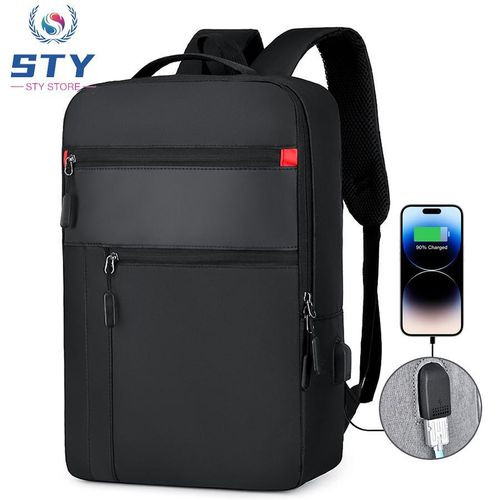 STY 15.6" Men Bags Backpack  Oxford Cloth Bag
