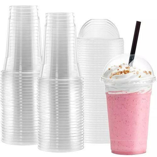 25 Pieces Of Clear Disposable Cups 300Ml -Transparent