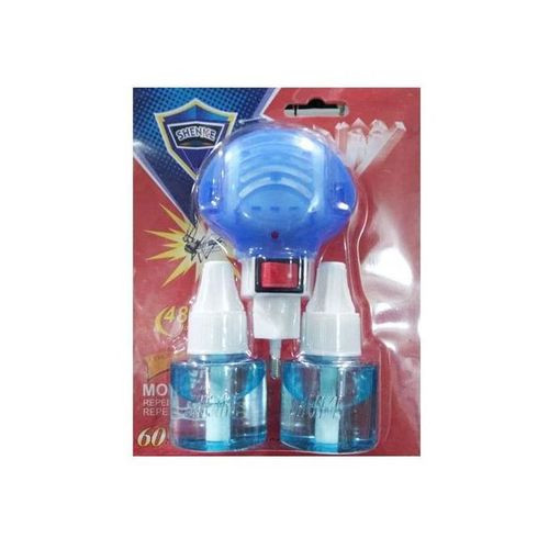 Mosquito Repellent Killing Heater Liquid With 2 Bottles-Blue