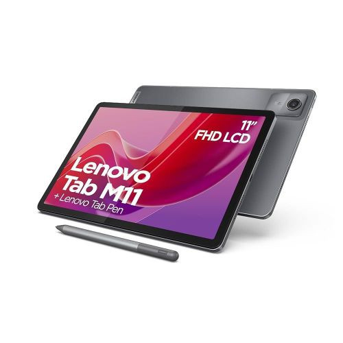 Lenovo Tab M11 Android Tablet 11 Inch Full HD 1200p 128 GB Tab Pen WiFi 4 GB RAM Luna Grey