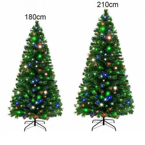 2021 Automatic Lighting Christmas Tree - Green(210cm)