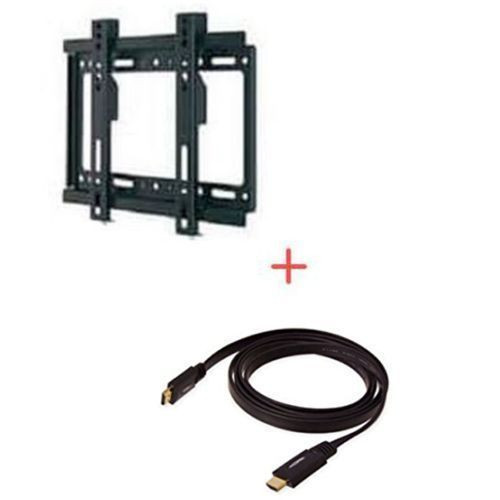TV Wall Mount 14" to 42"+HDMI Cable -Black