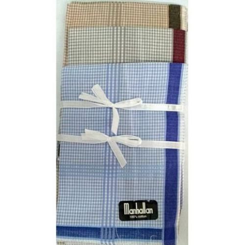 Handkerchief Cotton - 12PCS- Cheked
