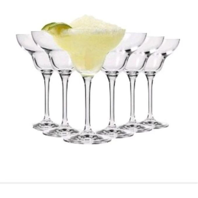 Lightbox Bistro 6 Pieces Of Juice Cocktail Martin Glasses Mugs – Transparent