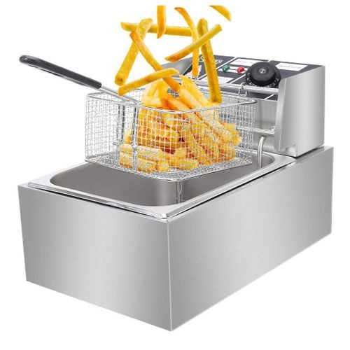 Pixel Electric Deep Fryer 6 Litres Stainless Steel Silver