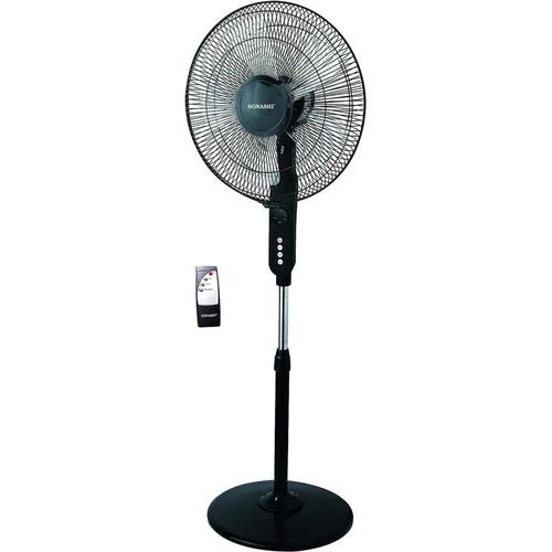 Sonashi 16 Inch Stand Fan With Remote Control And Timer-Black