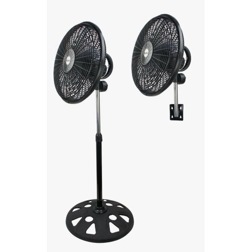 Standing Office Oscillating & Adjustable Electric Fan -Silver,Black