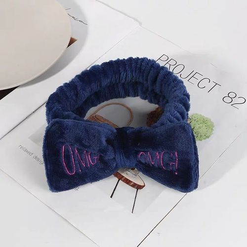 Omg Head Band, Navy Blue.