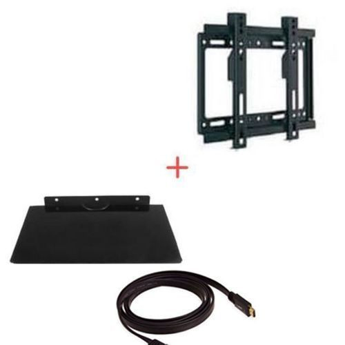 Pack Of TV Mount 14 To 42 Inch Plus DVD Decoder Or Plastation Mount Plus Free HDMI Cable -Black'