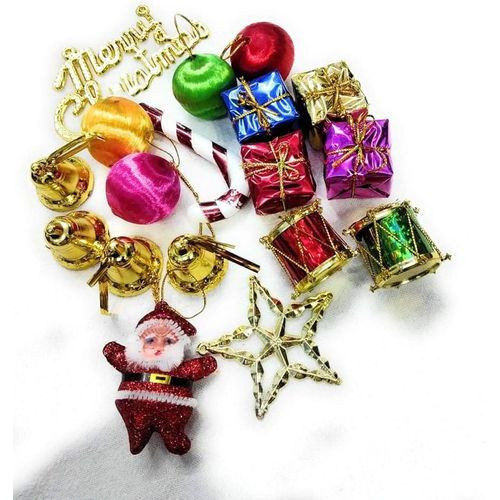 Christmas Pine Cones Hanging Decorations, 9 Pieces, Brown