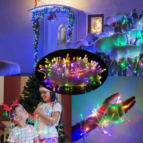 CHRISTMAS LIGHTS-Premium Multi-Color LED String Chritsmas Lights – 10m – Ultra-Bright & Energy Efficient