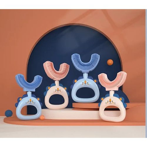 Children Toothbrush Kids 360 Degrees Automatic Child Tooth Brush Kids Toothbrush Mutlicolor Blue Pink - Multicolornn