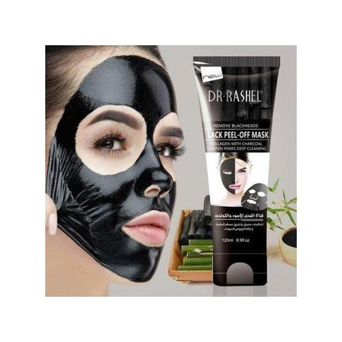 DR Rashel Black Peel Off Mask With Collagen & Charcoal, 120ml- Black