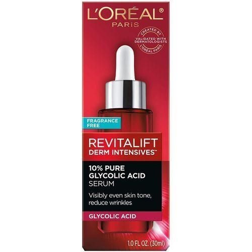 L'Oreal L’Oreal Revitalift Glycolic Ad Peel Serucim - Evens Tone, Reduces Wrinkles, Exfoliates With Aloe, 1 Oz.