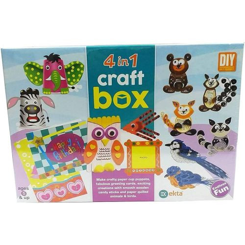 4 In 1 Craft Box For Children 5 Years DIY Craft Box Making Various Creative Design for Kids
