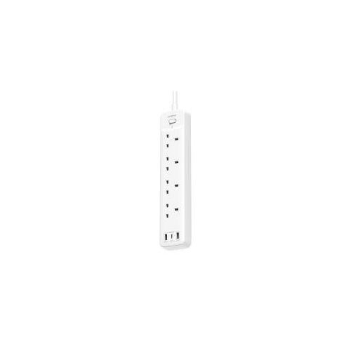 Oraimo PowerHub 2 - 4AC Outlets 3 USB Ports UK Power Strip - White