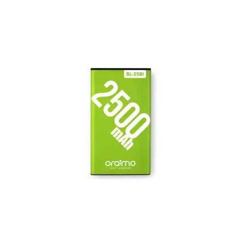 Oraimo Long lasting 2500Mah Battery for Tecno and itel - Green