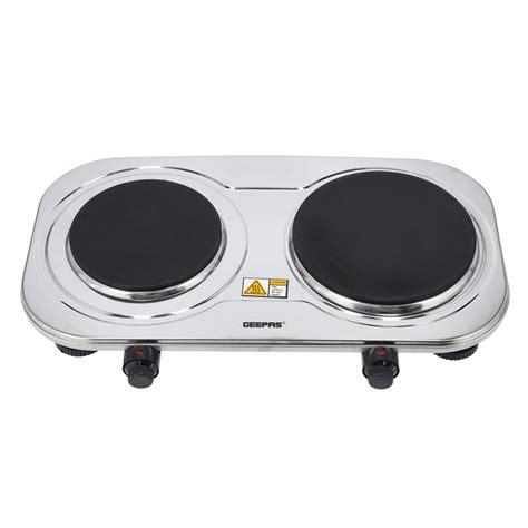 Geepas GHP 32024 double hotplate 2400w