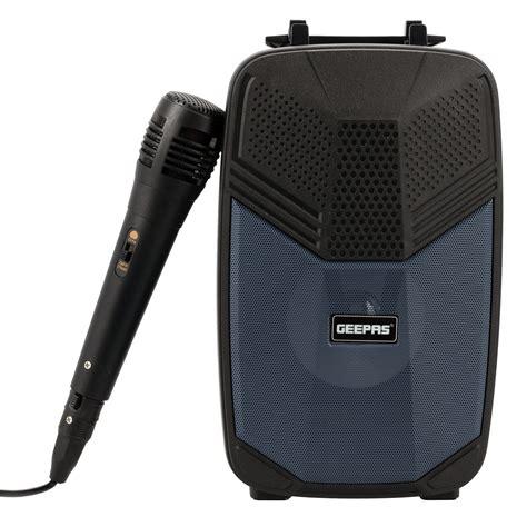 Geepas GMS 11156 Portable Speaker with Mic / BT / USB / FM