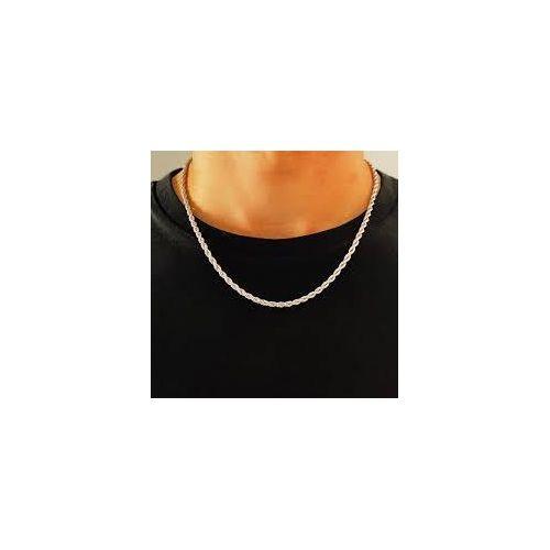 Twist Rope Chain - Silver