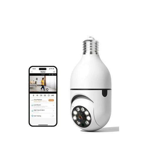 panorama wireless video surveillance light bulb