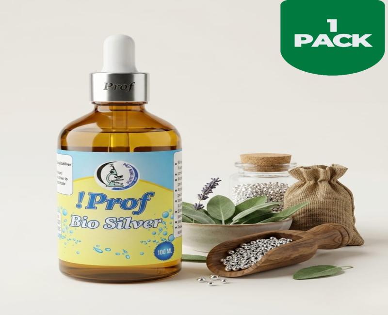 Prof Bio Silver 100ml – Natural Bio Silver for Wound Care, Skin Health & Immune Support