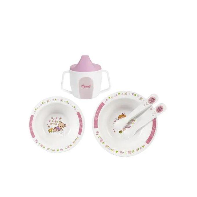 Momeasy Baby Mealtime Feeding Set - pink