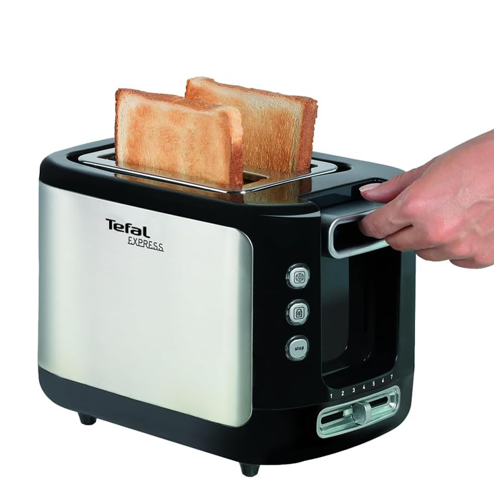 Tefal Express 2 Slot Bread Toaster With Ban Warmer | TT365027 – Black