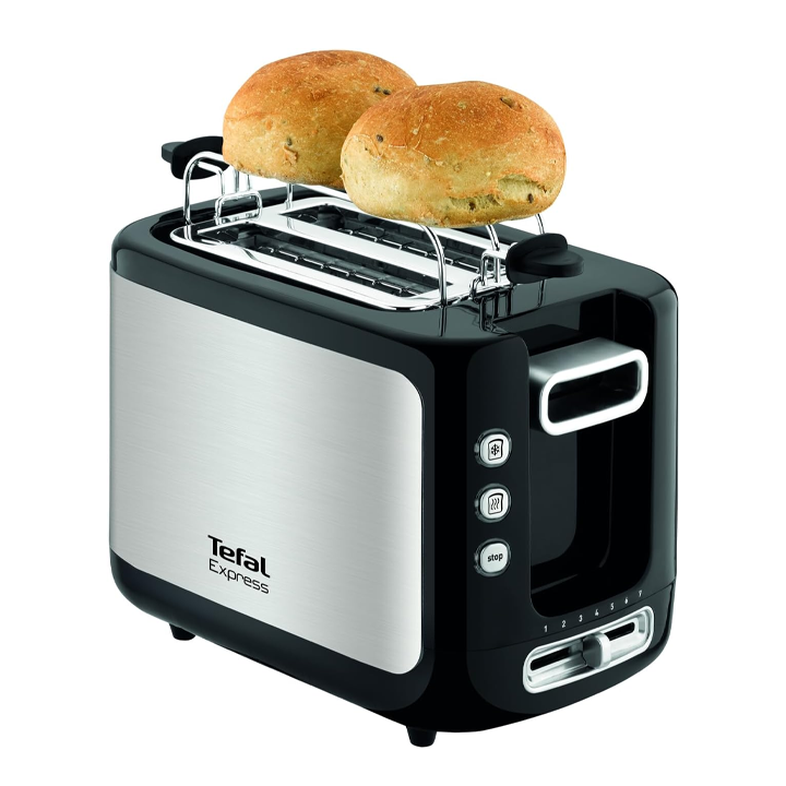 Tefal Express 2 Slot Bread Toaster With Ban Warmer | TT365027 – Black