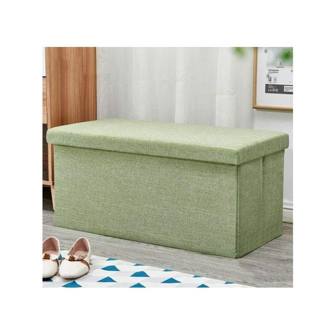 Square Storage Box, Fabric Container Storage Box Stool Living Room Hall Storage Box Shoes Toy Cube Tricolor Multiple Sizes Storage & Organisation ( Green, Size : 30x30x30CM) Multicolor