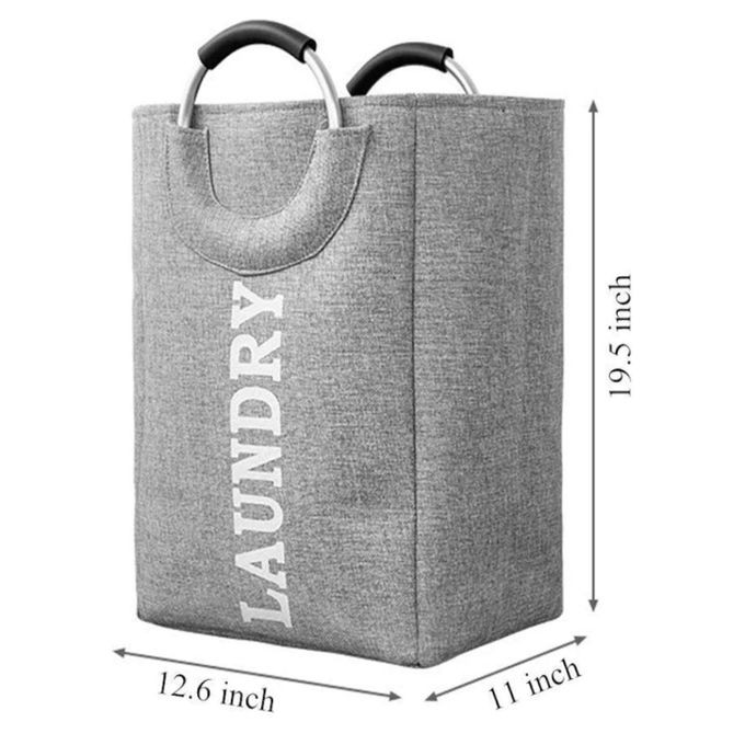 Laundry Basket Children's Laundry Bag Travel Laundry Bag Laundry Bag Baby Laundry Box Nursery Boy Laundry Container Storage Basket Dirty Laundry Fabric 43L (Grey)
