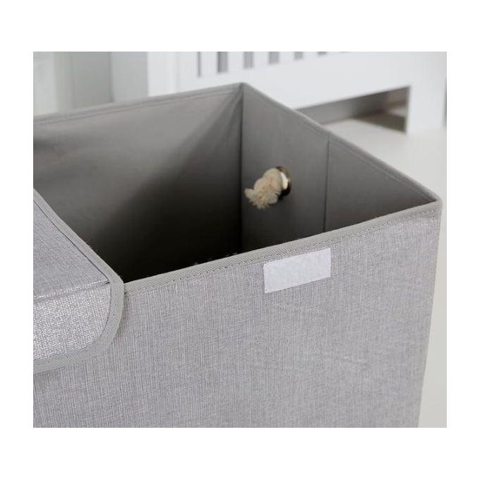 Foldable Laundry Bin - Grey Multicolor