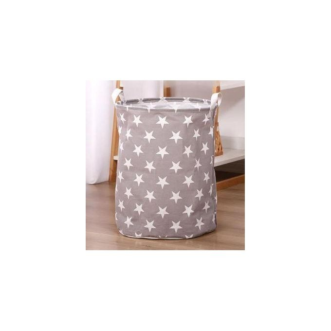 Large Laundry Bucket, Washing Basket Foldable Removable Laundry Baskets Laundry Foldable Basket Laundry Hamper with Lid Double Bag Bin Cotton Linen
