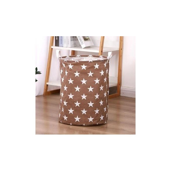 Large Laundry Bucket, Washing Basket Foldable Removable Laundry Baskets Laundry Foldable Basket Laundry Hamper with Lid Double Bag Bin Cotton Linen