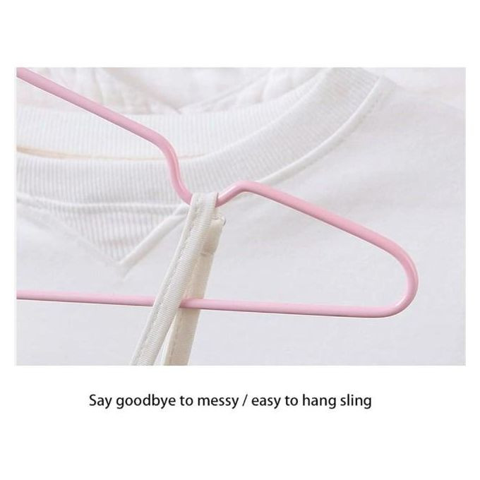 10Pc Pack Standard Hangers Anti Slip Hanger Adult Clothes Hanger Household Clothes Support Clothes k Suitable For Household Drying Blue