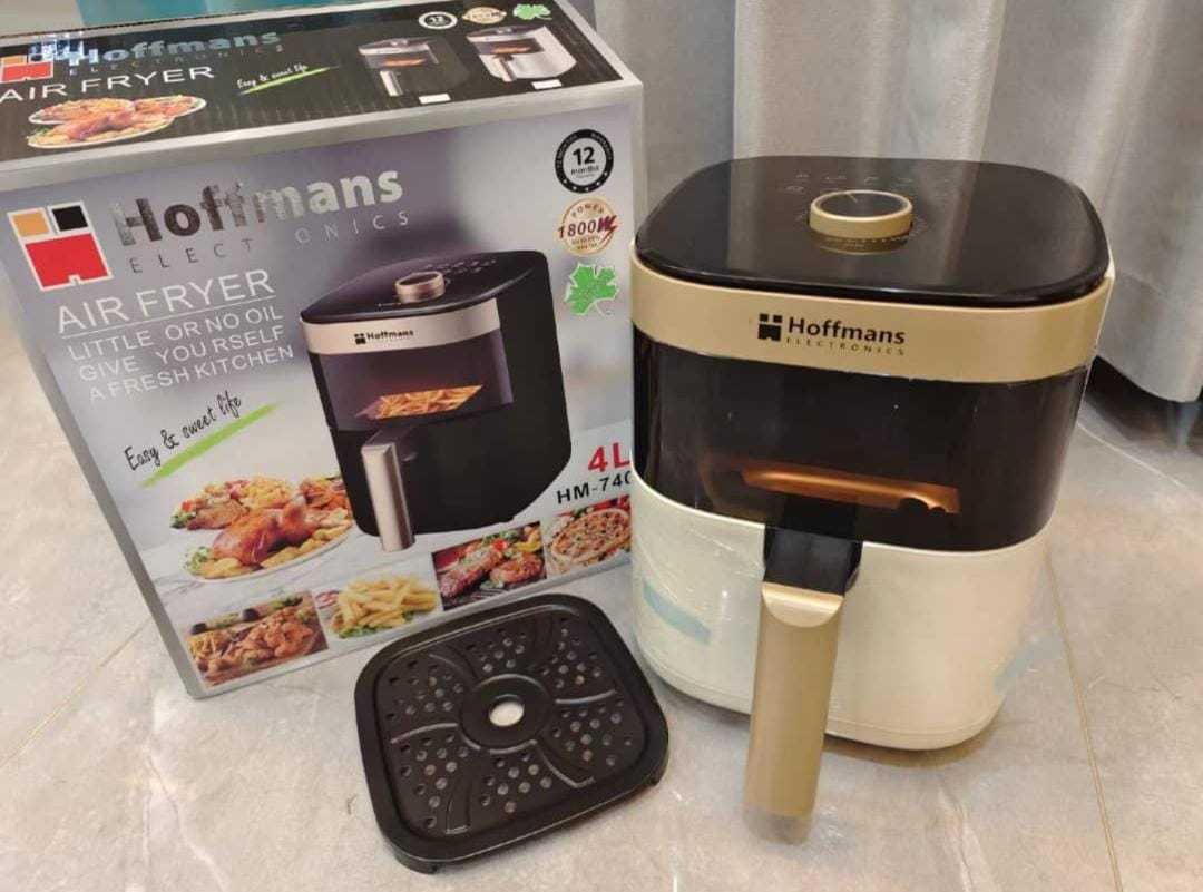 4l / 4 liters electric air fryer - cream