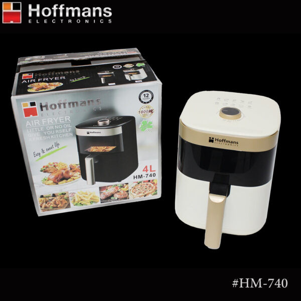 4l / 4 liters electric air fryer - cream